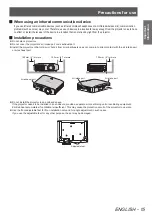 Предварительный просмотр 15 страницы Panasonic PT_AT6000E Operating Instructions Manual