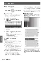 Предварительный просмотр 42 страницы Panasonic PT_AT6000E Operating Instructions Manual