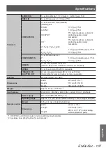 Preview for 107 page of Panasonic PT_AT6000E Operating Instructions Manual