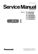 Panasonic PT_AT6000E Service Manual preview