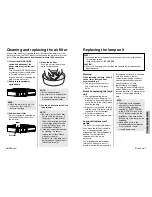 Предварительный просмотр 24 страницы Panasonic PTAE500U - LCD PROJECTOR Operating Instructions Manual