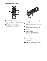 Предварительный просмотр 10 страницы Panasonic PTD5500U - DLP PROJECTOR Operating Instructions Manual