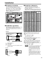 Предварительный просмотр 17 страницы Panasonic PTD5500U - DLP PROJECTOR Operating Instructions Manual