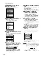 Предварительный просмотр 28 страницы Panasonic PTD5500U - DLP PROJECTOR Operating Instructions Manual