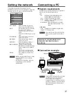 Предварительный просмотр 37 страницы Panasonic PTD5500U - DLP PROJECTOR Operating Instructions Manual