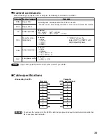 Предварительный просмотр 39 страницы Panasonic PTD5500U - DLP PROJECTOR Operating Instructions Manual