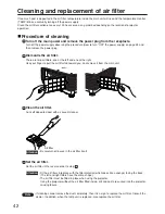 Предварительный просмотр 42 страницы Panasonic PTD5500U - DLP PROJECTOR Operating Instructions Manual