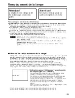 Предварительный просмотр 65 страницы Panasonic PTD5500U - DLP PROJECTOR Operating Instructions Manual