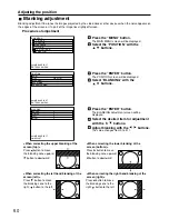 Preview for 60 page of Panasonic PTD7600U - DLP PROJECTOR Operating Instructions Manual