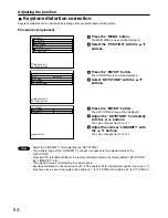 Preview for 64 page of Panasonic PTD7600U - DLP PROJECTOR Operating Instructions Manual