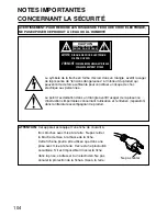 Preview for 104 page of Panasonic PTD7600U - DLP PROJECTOR Operating Instructions Manual