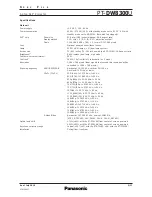 Preview for 2 page of Panasonic PTDW8300U - DLP PROJECTOR Specifications