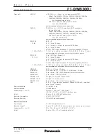 Preview for 3 page of Panasonic PTDW8300U - DLP PROJECTOR Specifications