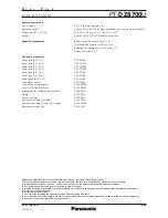 Preview for 4 page of Panasonic PTDZ8700U - DLP PROJECTOR Specifications