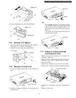 Preview for 17 page of Panasonic PTF100NTU - LCD PROJECTOR Service Manual