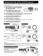 Preview for 11 page of Panasonic PTL291U - LCD PROJECTOR Operating Instructions Manual