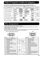 Preview for 13 page of Panasonic PTL291U - LCD PROJECTOR Operating Instructions Manual