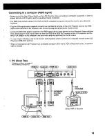 Preview for 15 page of Panasonic PTL291U - LCD PROJECTOR Operating Instructions Manual