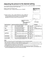 Preview for 25 page of Panasonic PTL390U - LCD PROJECTOR Operating Instructions Manual