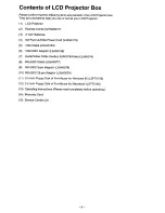 Preview for 6 page of Panasonic PTL5 - LCD PROJECTOR Operating Instructions Manual