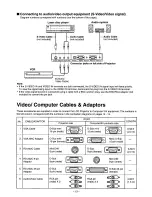 Preview for 13 page of Panasonic PTL5 - LCD PROJECTOR Operating Instructions Manual