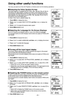 Preview for 20 page of Panasonic PTL5 - LCD PROJECTOR Operating Instructions Manual