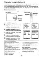 Preview for 22 page of Panasonic PTL5 - LCD PROJECTOR Operating Instructions Manual