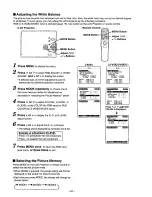 Preview for 24 page of Panasonic PTL5 - LCD PROJECTOR Operating Instructions Manual