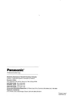 Preview for 40 page of Panasonic PTL5 - LCD PROJECTOR Operating Instructions Manual