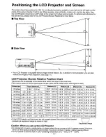 Preview for 10 page of Panasonic PTL555U - LCD PROJECTOR Operating Instructions Manual