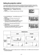 Preview for 21 page of Panasonic PTL597U - LCD PROJECTOR Operating Instructions Manual