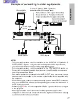 Preview for 23 page of Panasonic PTL730NTU - LCD PROJECTOR Operating Instructions Manual