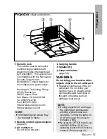 Предварительный просмотр 13 страницы Panasonic PTL735NTU - LCD PROJECTOR-NETWORK IB Operating Instructions Manual