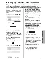 Предварительный просмотр 49 страницы Panasonic PTL735NTU - LCD PROJECTOR-NETWORK IB Operating Instructions Manual