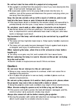 Preview for 7 page of Panasonic PTL785U - LCD PROJECTOR UNIT Operating Instructions Manual