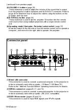 Preview for 16 page of Panasonic PTL785U - LCD PROJECTOR UNIT Operating Instructions Manual