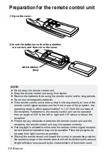 Preview for 22 page of Panasonic PTL785U - LCD PROJECTOR UNIT Operating Instructions Manual