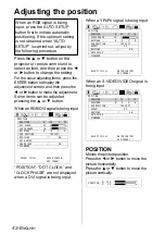 Preview for 42 page of Panasonic PTL785U - LCD PROJECTOR UNIT Operating Instructions Manual