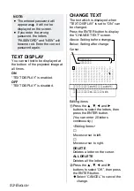 Preview for 52 page of Panasonic PTL785U - LCD PROJECTOR UNIT Operating Instructions Manual