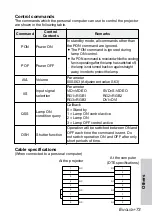 Preview for 73 page of Panasonic PTL785U - LCD PROJECTOR UNIT Operating Instructions Manual