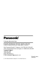 Preview for 88 page of Panasonic PTL785U - LCD PROJECTOR UNIT Operating Instructions Manual