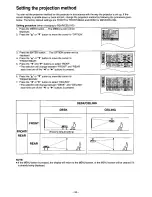 Preview for 21 page of Panasonic PTL797PXU - LCD PROJECTOR Operating Instructions Manual