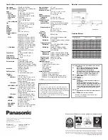 Preview for 6 page of Panasonic PTLB30NTU - LCD PROJECTOR - MULTI-LANG Brochure & Specs