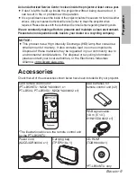 Preview for 9 page of Panasonic PTLB50U - XGA LCD Projector Operating Instructions Manual