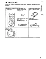 Preview for 9 page of Panasonic PTLC55U - LCD PROJECTOR Operating Instructions Manual