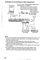 Preview for 20 page of Panasonic PTLC55U - LCD PROJECTOR Operating Instructions Manual