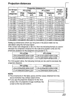 Preview for 23 page of Panasonic PTLC55U - LCD PROJECTOR Operating Instructions Manual