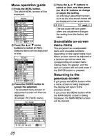 Preview for 28 page of Panasonic PTLC55U - LCD PROJECTOR Operating Instructions Manual