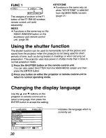 Preview for 38 page of Panasonic PTLC55U - LCD PROJECTOR Operating Instructions Manual