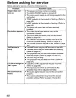 Preview for 48 page of Panasonic PTLC55U - LCD PROJECTOR Operating Instructions Manual